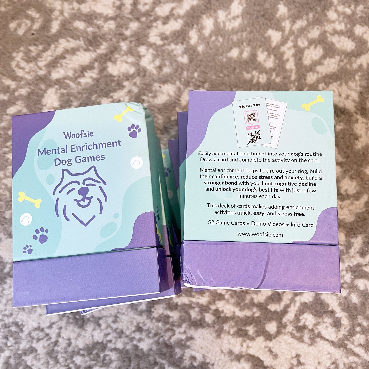 (DAMAGED) Mental Enrichment Dog Games Deck