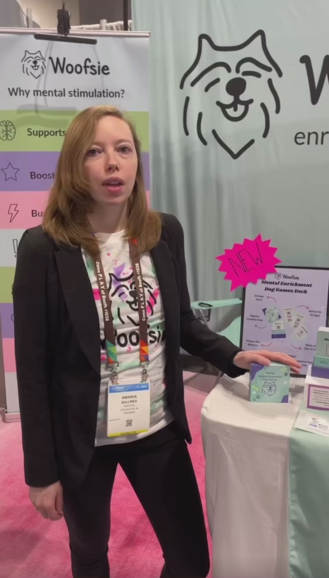 Mental Enrichment Dog Games Deck